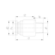 Straight push-in fitting with round body - 2