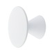 KH-ZD 7 round clothes hook - CLTHHOK-(KH-ZD-7)-WHITE - 1