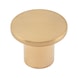 Furniture knob die-cast zinc MK-ZD 16 - KNOB-DESIGN-MK-ZD16-28MM-GOLD-COL - 1