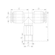 T-shaped push-in fitting - 2