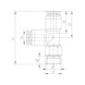 T-shaped push-in fitting, long version - 2