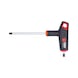 T-handle 2C hex key with ball head with side drive T-handle 2C hex key with ball head with side drive