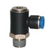 L-shaped push-in fitting hexagon socket R thread - 1
