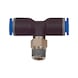 T-shaped push-in fitting - 1