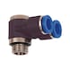 Y-shaped angled push-in fitting with hexagon drive - 1