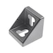 Aluminiumwinkel - WNKL-AL-BLK-NUT10-42X42X43MM - 1