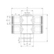 Four-way T-distributor - 2