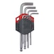 ALLEN KEY HEXAGONAL (HEX) S2 STEEL -  9 PIECES – LONG BLADE