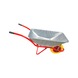 Welded V-shaped foot for frame - SP-FOOT-V-WHEELBARROWFRAME-FE-RED - 2