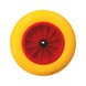 Anti-puncture wheelbarrow wheel - SP-WHLBWWHEEL-PU/PP-YELLOW/RED-D350MM - 1
