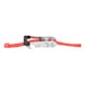 Ratchet strap in accordance with the Association of German Engineers' standard VDI 2700 sheet 8.1/8.2 for car transport - STRP-RTCH-CARTRAN-LC1500-W35MM-L2,8M - 3