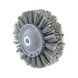 Wheel brush crimped, with nylon sanding bristles and M14 connecting thread - 1
