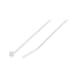 KBL MZ cable tie made of polyamide with metal tongue, natural - CBLTIE-METLATCH-NAT-2,3X92MM - 1