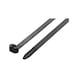 KBL MZUV cable tie made of polyamide with metal tongue, UV-resistant, black - CBLTIE-METLATCH-BLCK-8,2X1143MM - 1