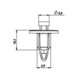 Retaining clip, vehicle - RTNGCLIP-UNI-BLACK-D15-H10,5 - 2