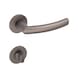 Door handle A 256 - DH-A2-A256-CLICKFIX-ROS-WC-TITAN-SATNFIN - 1