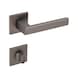 Door handle A 275 - DH-A2-A275-CLICKFIX-ROS-WC-TITAN-SATNFIN - 1