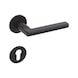 Door handle A 267 - DH-A2-A267-CLICKFIX-ROS-KH-BLACK-SATIN - 1