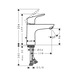 Mitigeur de lavabo focus 100 ch3 coolstart - MITIGEUR-LAVABO-FOCUS100-CH3-COOLSTART - 2