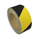 Warning adhesive tape, non-slip, standard - HAZDWARNTPE-SA-NONSLP-YELL-BLCK-50MMX10M - 1
