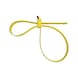 Cable tie with quick-action lower, releasable - CBLTIE-REOPENABLE-YELLOW-12X750MM - 1