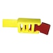 Cable tie with quick-action lower, releasable - CBLTIE-REOPENABLE-YELLOW-12X750MM - 2