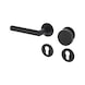 A 905 door handle - DH-A2-A905-HIDDEN-HERO-ROS-CK-L-BLACK - 1