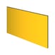 Plaque pour contremarche en aluminium composite DIBOND&reg; - CONTREMARCHE ALU/COMPOSITE JAUNE - 1