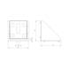 Aluminium bracket - ANGL-AL-BLK-SLOT10-57X57X58MM - 2