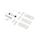LED-Unterbauleuchte UBL-24-12-SET zum Anschrauben - LEUCHT-LED-UBL-24-12-SET-NW-ALUF-3TLG - 1