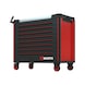 System-Werkstattwagen ULTIMATE 12.8 mit Edelstahl-Arbeitsplatte - WRKSTWG-ULTI-12.8-EDST-8SL-RAL3020-FS - 2