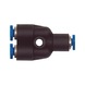 Mini plastic push-in Y-connector - 1