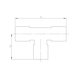 T-shaped push-in fitting hex. socket G thread Mini - 2
