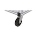 Schwerlast-Lenkrolle mit Anschraubplatte - LENKROLL-SHWR-ANSHRBPL-ST-GRAU-ESD-200MM - 3