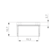 Cupboard rail support, oval - WDROBRLSPRT-ZD-OVAL-(CR) - 2