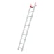 Lower ladder section for aluminium universal ladders