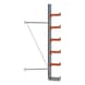 Adjustable cantilever rack with screw-in stands
