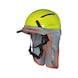 Protezione UV per collo con visiera frontale per elmetto di protezione - NECKPROT-W.FOREHEADCOVER-HELMET-GREY - 2