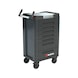 System-Werkstattwagen ULTIMATE 8.4 mit Edelstahl-Arbeitsplatte - WRKSTWG-ULTI-8.4-EDELST-7SL-RAL7016-FS - 1