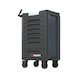 System-Werkstattwagen ULTIMATE 8.4 mit Edelstahl-Arbeitsplatte - WRKSTWG-ULTI-8.4-EDELST-7SL-RAL7016-FS - 2