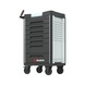System-Werkstattwagen ULTIMATE 8.4 mit Edelstahl-Arbeitsplatte - WRKSTWG-ULTI-8.4-EDELST-7SL-RAL7035-FS - 2