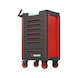 System-Werkstattwagen ULTIMATE 8.4 mit Edelstahl-Arbeitsplatte - WRKSTWG-ULTI-8.4-EDELST-7SL-RAL3020-FS - 2