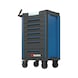 System-Werkstattwagen ULTIMATE 8.4 mit Edelstahl-Arbeitsplatte - WRKSTWG-ULTI-8.4-EDELST-7SL-RAL5010-FS - 2