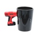 Ceramic mug with tool handle - MUG-CORDL-DRL-BLACK-350ML - 2