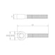 A4 Stainless Steel Eye Bolt  - BLT-EYE-MINI-A4-M6X43MM - 2
