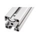 Nutenstein aus Stahl mit farbcodierter Federkugel - NUTSTN-ST-(ZN)-SCHWARZ-M8-23X18X6,8MM - 3