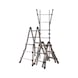 Alu telescop. ladder w folding section PROFF JUMBO - 1