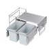 Komplettset ENVI Water inkl. M&uuml;lltrennsystem ENVI Space - MUELLTRENN-ENVI-WATER-SET-ALUF-800-45LTR - 1