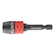 Bithalter (1/4 Zoll) Impact mit Schnellwechselfutter - HALT-BIT-SWF-IMPACT-1/4ZO-60MM - 1