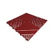 Modular Workshop Flooring - Tiles & Edging - FLRMAT-VENTED-RED-TILE - 1